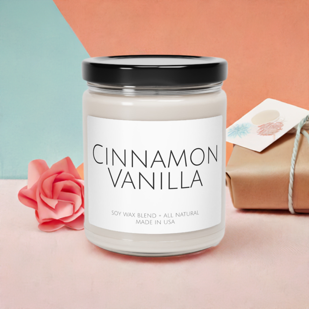 Cinnamon Vanilla Candle 9 ounces